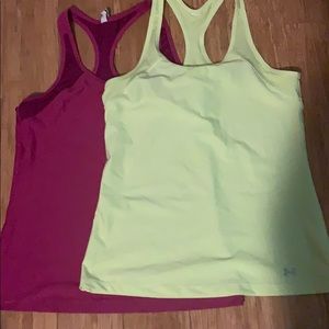 Under armour fitted tank tops
